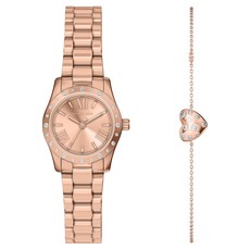 MICHAEL KORS 女款 Lexington 手鍊 + 金屬手錶組 MK499
