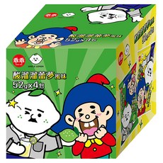 乖乖 酸溜溜蕾夢方塊箱, 208g, 1個