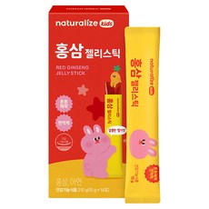 네추럴라이즈 키즈 홍삼 젤리스틱 14p, 210g, 1개 210g, 1개