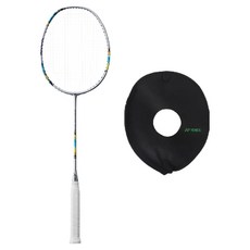 YONEX 2024 Nanoplane 700 Game 球拍 + BG80 線 + 拍頭套組, 1套, 銀色