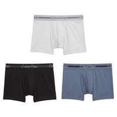 Calvin Klein 超細纖維柔滑輕盈低腰平口內褲3件組