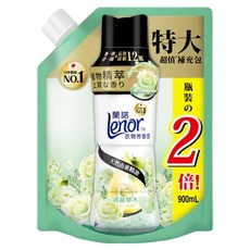 Lenor 蘭諾 衣物芳香豆 清晨草木 補充包, 1個, 900ml