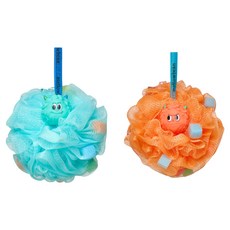 Mellowbean Toy Bubble 柔軟泡沫卡通沐浴球 薄荷綠 + 萊利組合