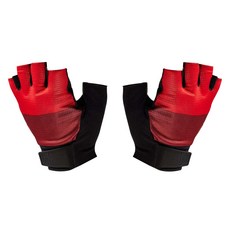 TREK Circuit Twin Gel 中性自行車手套 雙手配戴套組, 紅色, 1套