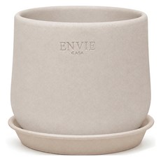 ENVIE CASA MOA 陶盆 + PP 底盤套組 MOA