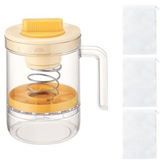 Kyhome 乳清優格分離過濾器 附無紡布袋 3個, 奶黃色, 1個