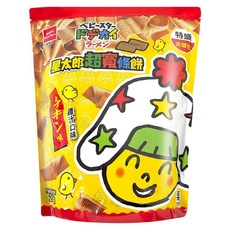 OYATSU 優雅食 BABY STAR 星太郎 超寬條餅 雞汁口味 特盛夾鏈包, 250g, 1包