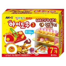 아모스 아이도우 베이커리만들기 7색 세트 30g, 혼합색상, 1세트