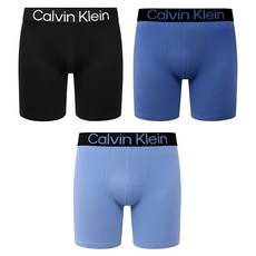 Calvin Klein 男士棉質彈性平口內褲3件組 NP2608O-BU7