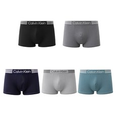 Calvin Klein 男士棉質彈性低腰平口內褲5件組 NP2809O-Z9N