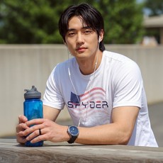 스파이더 남성용 웨이브 플레그 티셔츠 SMK096-P12