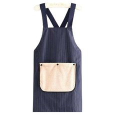 마켓감성 주방 분리형 스트라이프 앞치마, 타입2, 1개