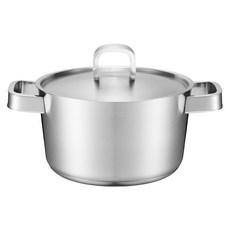 cookever 電磁爐 IH 錐形不鏽鋼雙耳鍋, 16cm, 1個