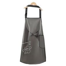 마켓감성 주방 퍼피 방수 앞치마, 타입1, 1개