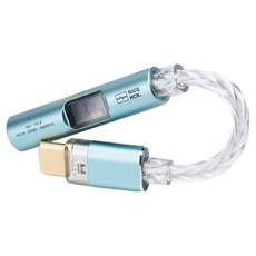 NICEHCK NK1 MAX 포터블 C타입 꼬다리 DAC 음악감상용 게이밍용 3.5mm 이어폰, NK1 Max (Mint Green)