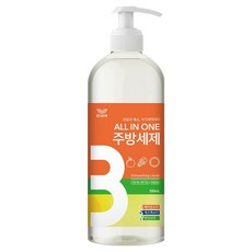 레인보우샵 올인원 주방세제, 1개, 500ml