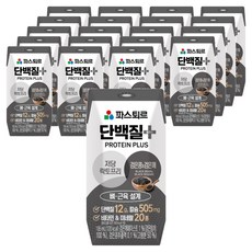 파스퇴르 단백질플러스 검은콩 검은깨, 195ml, 20개