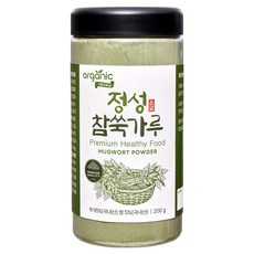 오가닉프렌즈 국내산 정성 참 쑥가루 분말 파우더, 1개, 200g