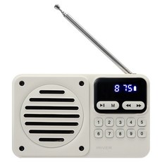 아이리버 휴대용 라디오 블루투스 스피커, 아이보리, IRS-C101