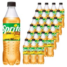 스프라이트 제로 사이다 with TEA, 24개, 500ml