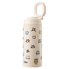 THERMOS 膳魔師 ZERO PER ZERO 提環隨行杯 JOO-500KC, 奶油色, 1個, 500ml