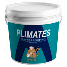PLIMATES 金絲猴 粉狀抗水壓矽酸質水泥塗料 CP77 3加侖, 1個
