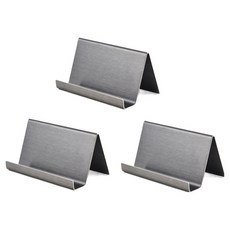 투데이리빙 모던 메탈 명함꽂이 블랙 R98420B, 3개, 1단