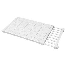 Mashatu 多用途縫隙空間免鑽孔收納層架 36 x 48~80 cm, 白色, 1個