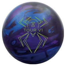 HAMMER Black Widow Tour V1 保齡球, 黑色 + 藍色 + 紫色, 1個