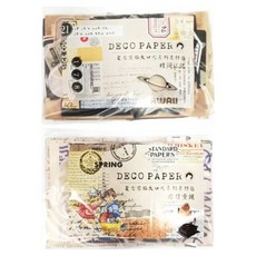 TODAY LIVING 大容量復古手帳裝飾400p套組 R99804A, K-1, 1套