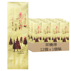 茶曉得 梨山馬烈霸冷甜厚實烏龍茶 1.5斤, 75g, 12個, 1個裝