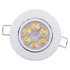비츠조명 LED 매입등 집중형 5W 82mm, 주백색, 1개