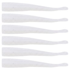 버클리 걸프 재거 바다 멀티웜 9cm 6p, 트랜스 화이트 실버플렉, 1개, 22.8g