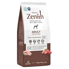 Zenith 鮮力士 全齡犬有穀軟飼料, 1.2kg, 1個, 雞肉+牛肉