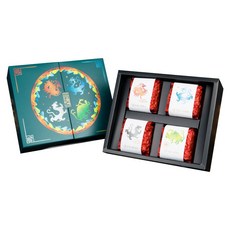 茶曉得 四方神獸風華烏龍茶葉禮盒, 75g, 1個, 4個裝