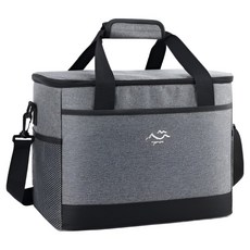 마미루 대용량 피크닉 캠핑 보온 보냉백 25L, 그레이, 1개