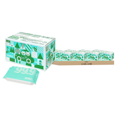 Lec.Be 純水99.9%可沖式濕紙巾, 225個, 60張, 40gsm