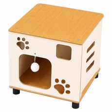 3baby 三個寶 電視櫃貓屋 單層, 白色