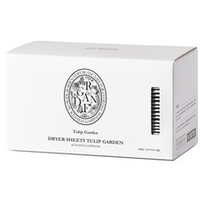 VERT BLANC 烘衣機用衣物柔軟香氛紙 鬱金香花園香, 1個, 30入