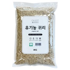 올곧은곳간 유기농 귀리, 4kg, 1개
