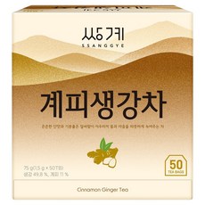 쌍계명차 계피생강차, 1.5g, 1개, 50개입
