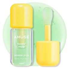 AMUSE 바나나 립 오일, 1 젠 맛차, 4.5ml, 1개