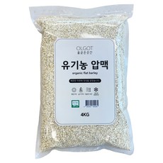 奧高恩穀倉 韓國產有機壓麥, 4kg, 1個