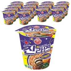 오뚜기 진라면 약간매운맛 컵 65g, 15개