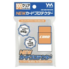 야노망 TCG 카드프로텍터 Z시리즈 투명 슬리브 NEW 66 x 93 mm 100p, 오렌지, 1개