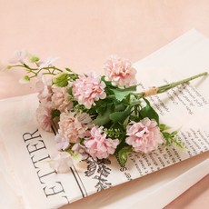 모던하우스 조화 미니 국화 부케 29cm, 핑크, 1개