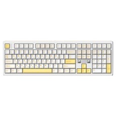 프리플로우 유무선 기계식 키보드, 바나나라떼, acrhon AK68 DualDial, 저소음 디딤돌축