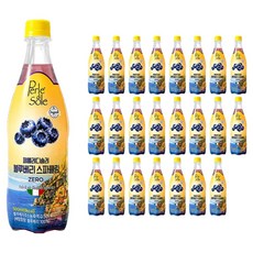 페를레디솔레 블루베리 스파클링 음료, 24개, 500ml