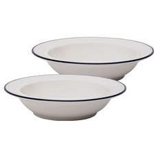 ssueim Retro line系列餐碗 M號, 深藍色, 2個