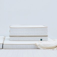 휴도 아늑한 제주 포켓스프링 접이식 라텍스 매트리스 토퍼 아이보리 16cm 방문설치, 미디엄소프트